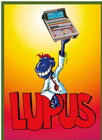 LUPUS — Maskottchen von NORIS-Kassen-Wolff